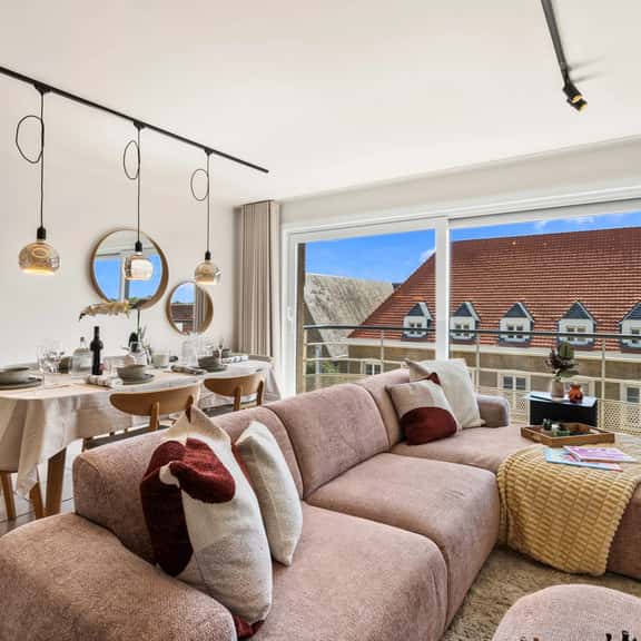 Beachfront Patio Apt in Koksijde w/ Natural Light - Image 1
